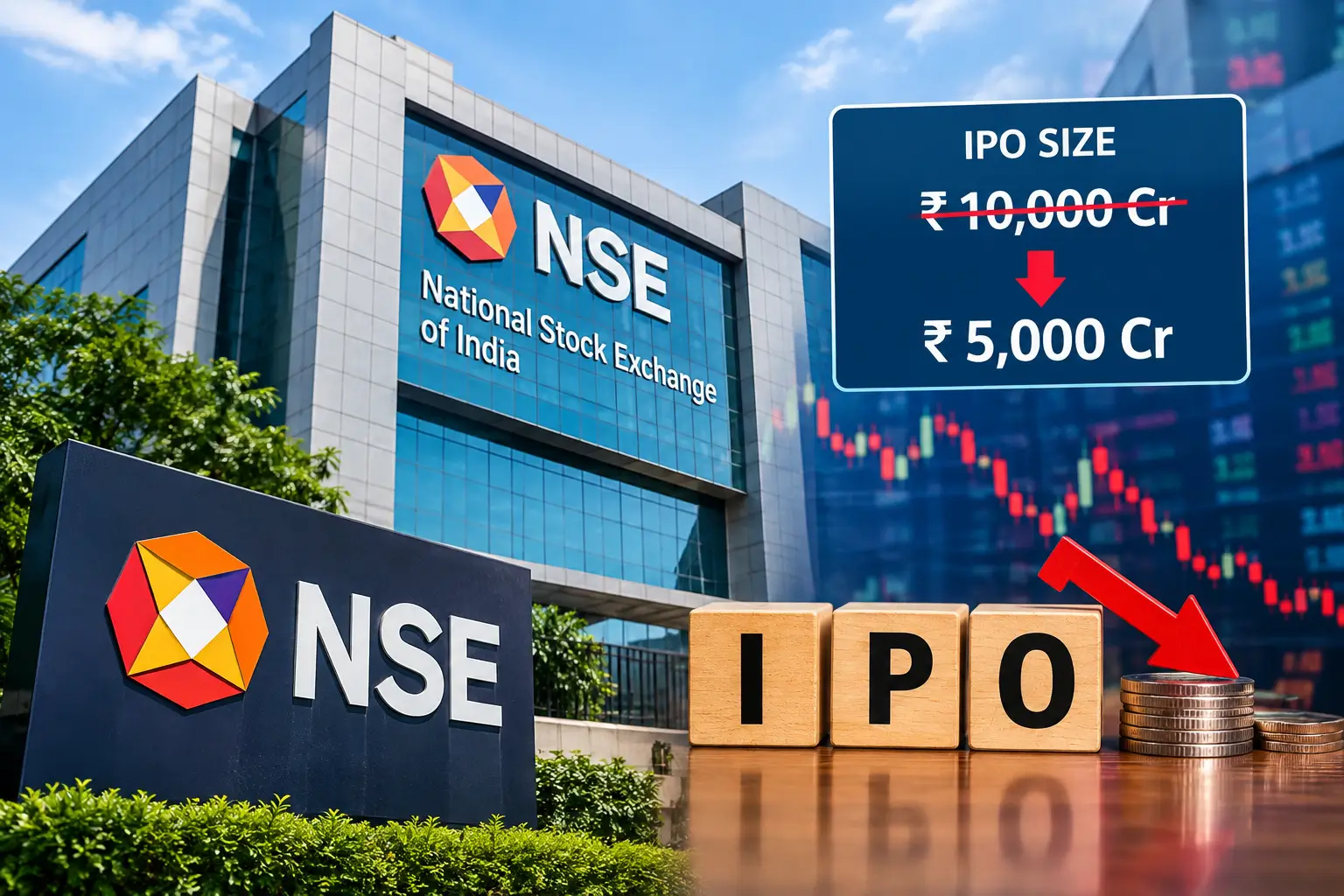 NSE IPO 2026: Reduced IPO Size NSE IPO 2026 reduced IPO size and market valuation