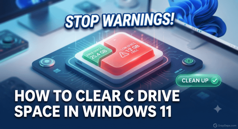 How to Clear C Drive Space in Windows 11